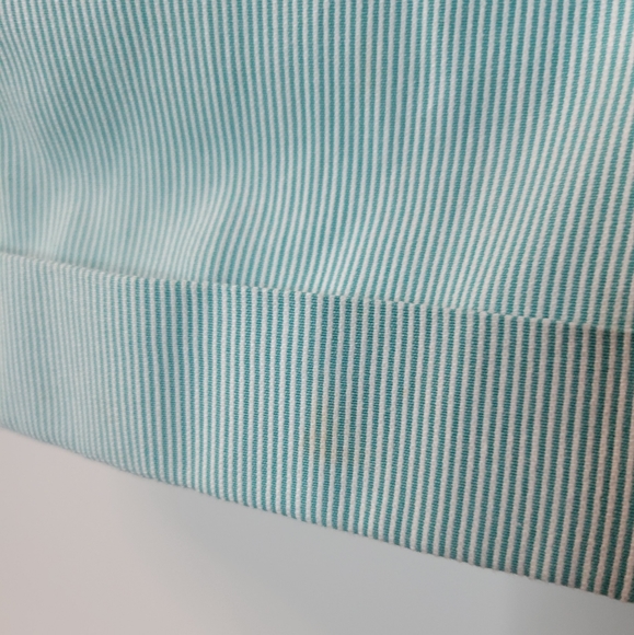 Vintage Izod Club Teal White Mom Super High Waisted Shorts Coastal Grandma 10 - Picture 5 of 6